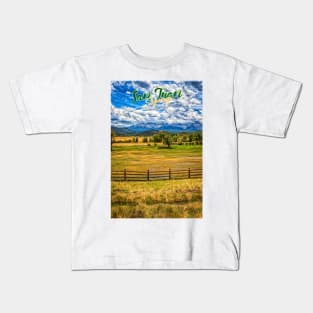 San Juan Skyway near the Dallas Divide Kids T-Shirt